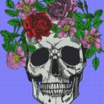 005calavera flores
